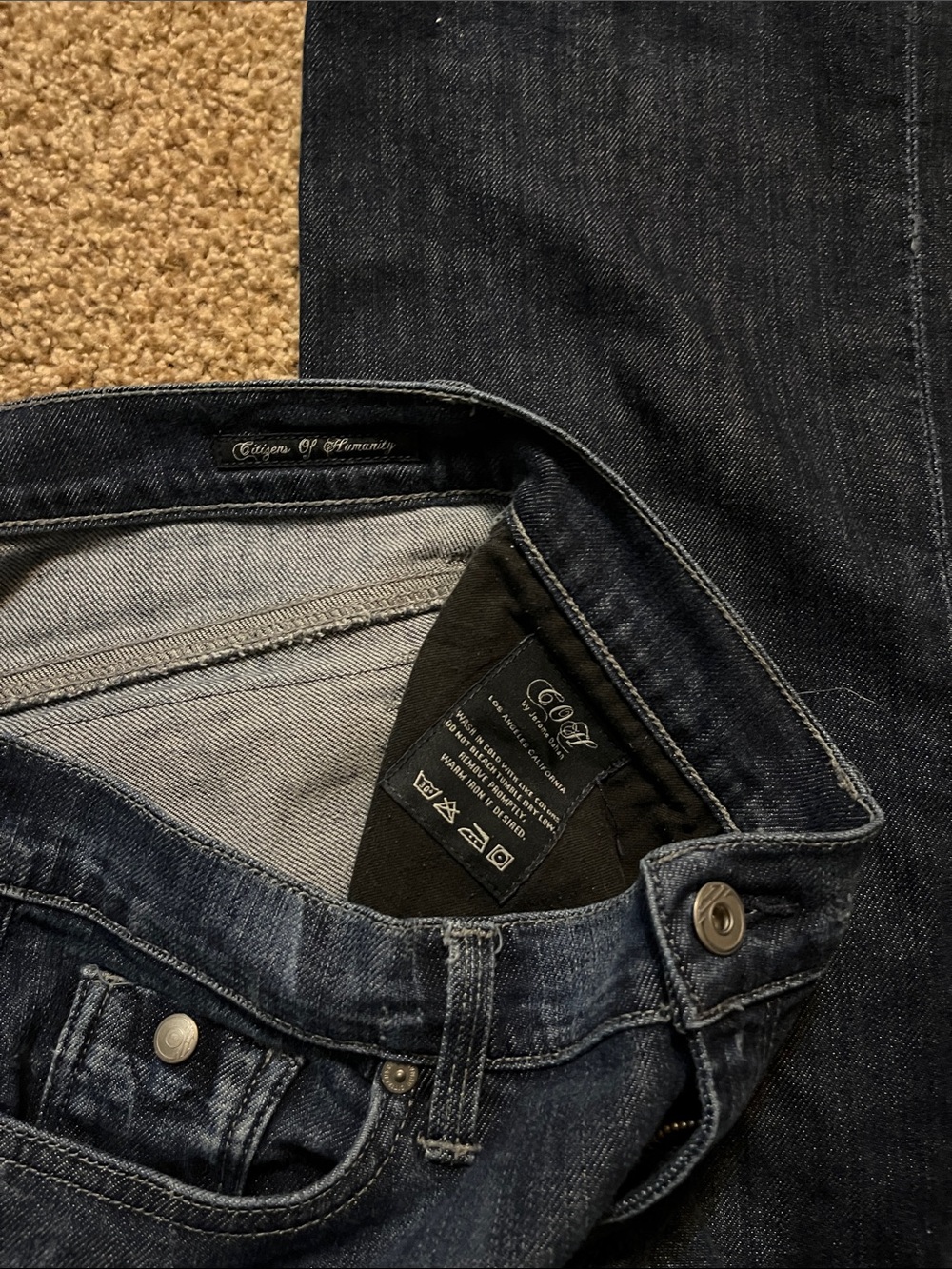 Citizens of Humanity Low Rise Jeans - Picture 3 of 6